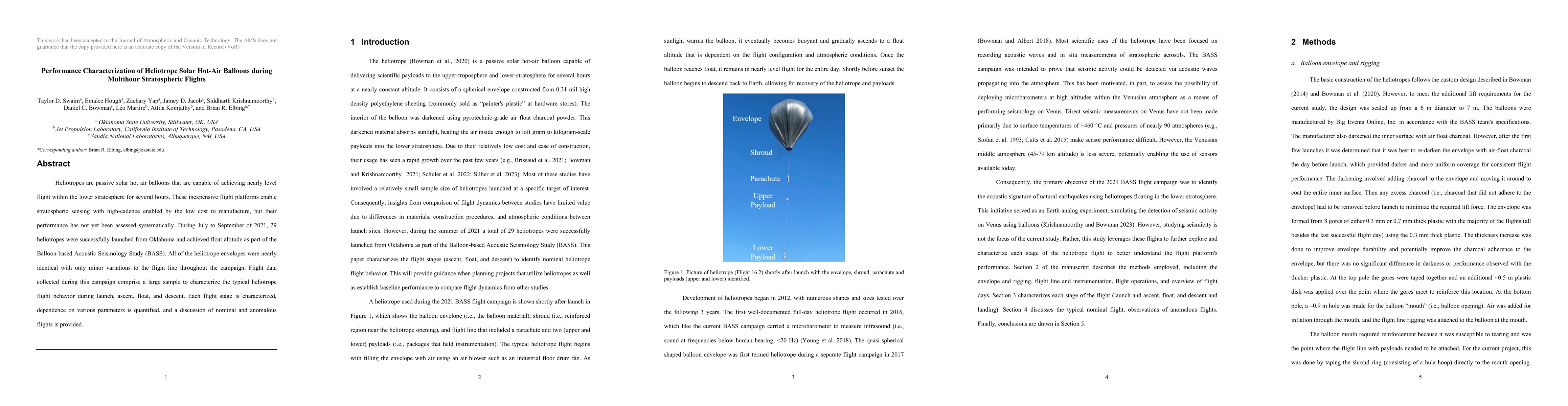 Thumbnail for Performance Characterization of Heliotrope Solar Hot-Air Balloons during
  Multihour Stratospheric Flights