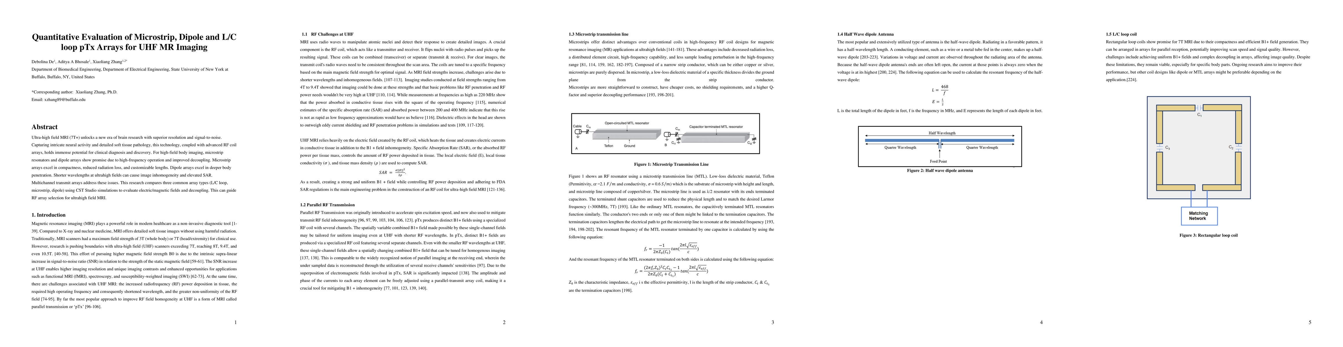 Thumbnail for Quantitative Evaluation of Microstrip, Dipole, and L/C Loop pTx Arrays
  for UHF MR Imaging