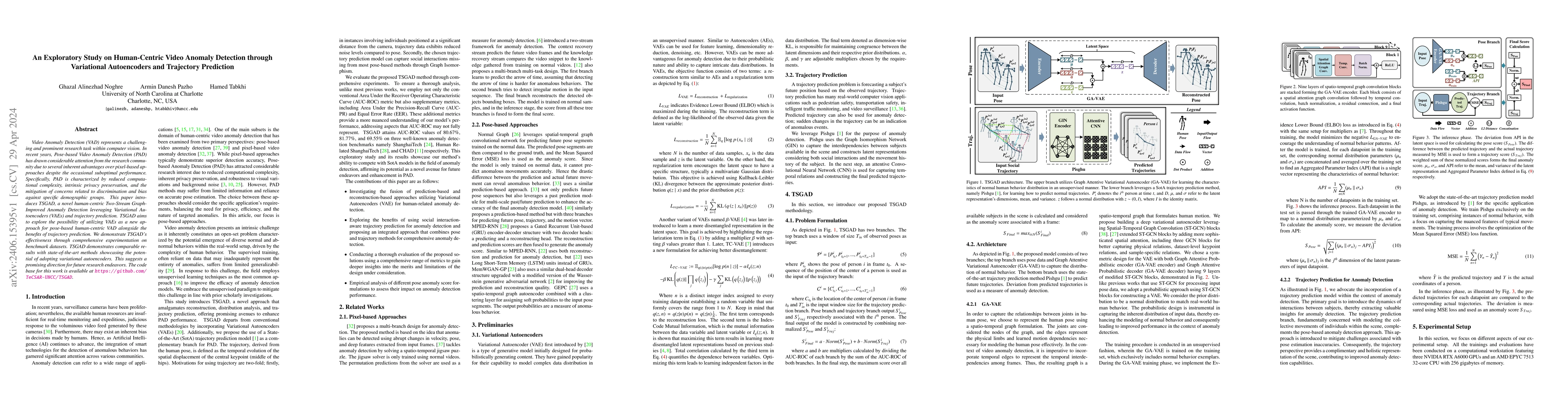 Thumbnail for An Exploratory Study on Human-Centric Video Anomaly Detection through
  Variational Autoencoders and Trajectory Prediction