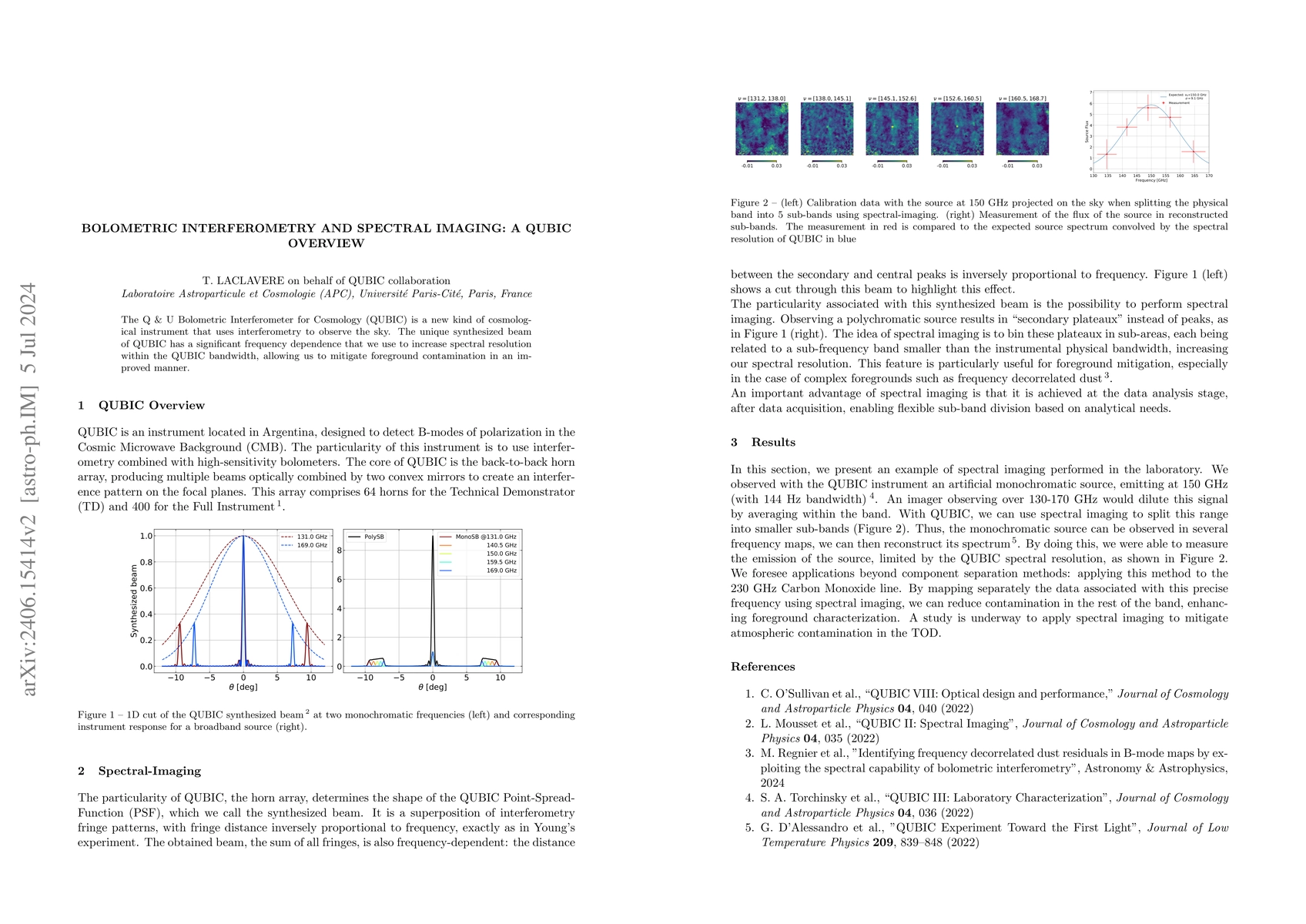 Thumbnail for Bolometric interferometry and spectral: a QUBIC overview