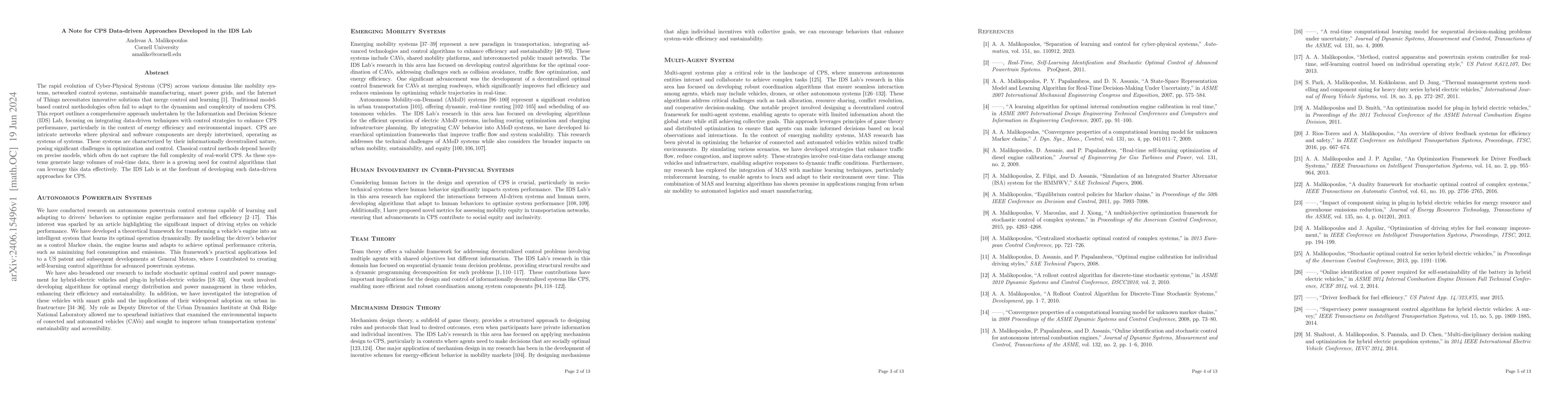Thumbnail for A Note for CPS Data-driven Approaches Developed in the IDS Lab