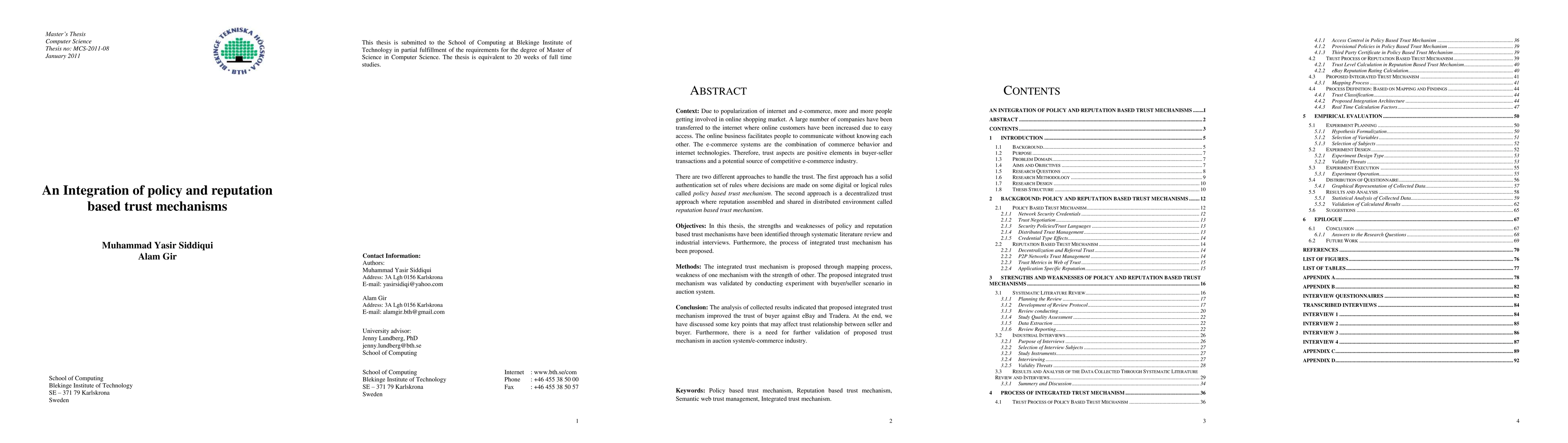 Thumbnail for An Integration of policy and reputation based trust mechanisms