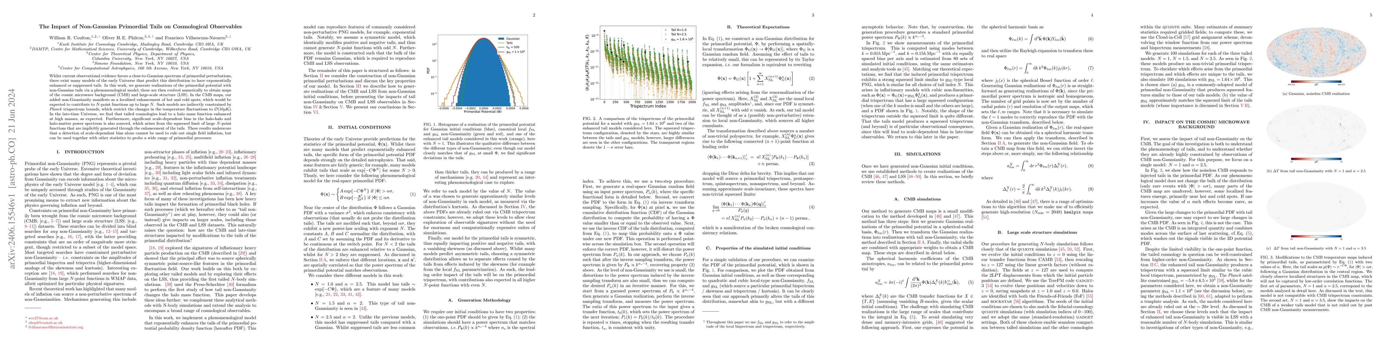 Thumbnail for The Impact of Non-Gaussian Primordial Tails on Cosmological Observables