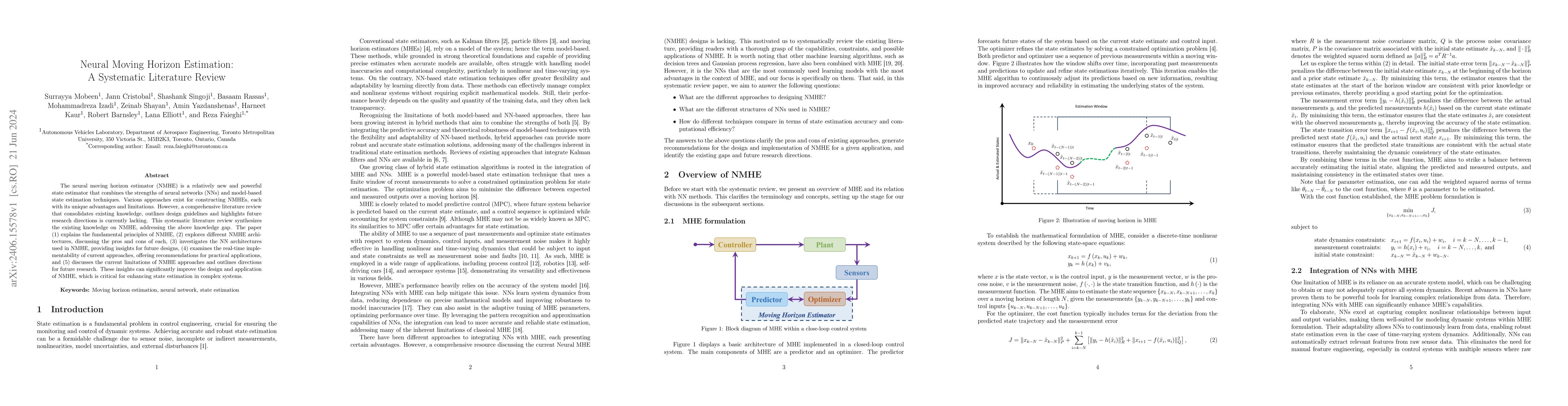 Thumbnail for Neural Moving Horizon Estimation: A Systematic Literature Review