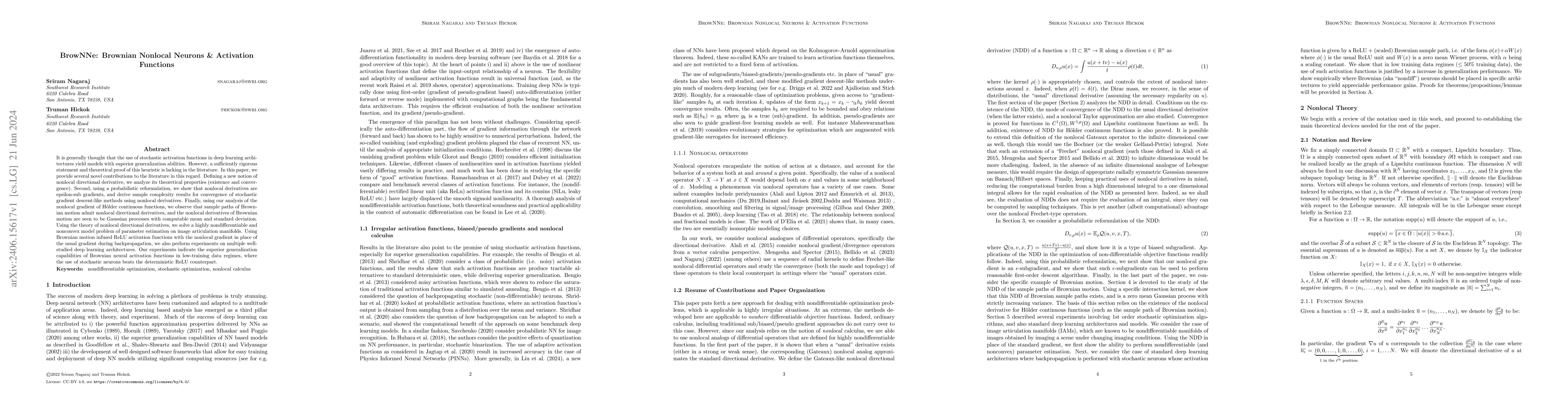 Thumbnail for BrowNNe: Brownian Nonlocal Neurons & Activation Functions