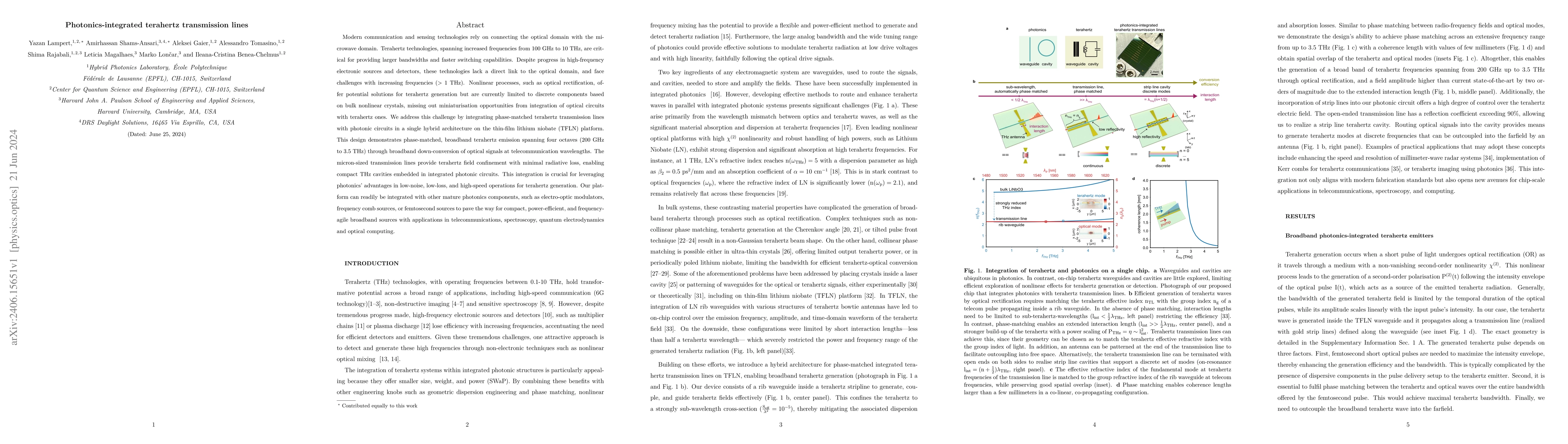 Thumbnail for Photonics-integrated terahertz transmission lines