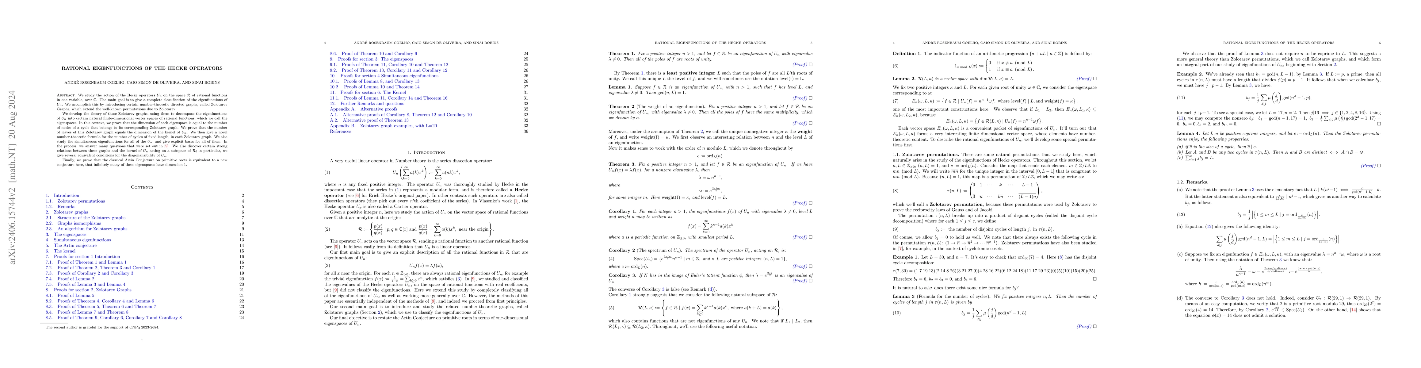 Thumbnail for Hecke operators on rational functions II