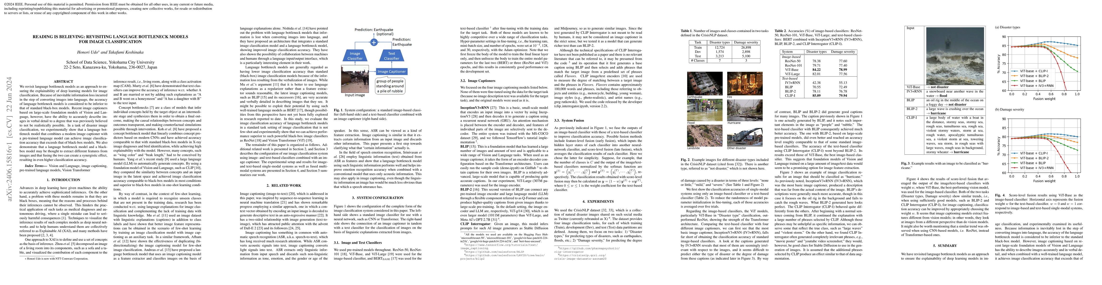 Thumbnail for Reading Is Believing: Revisiting Language Bottleneck Models for Image
  Classification