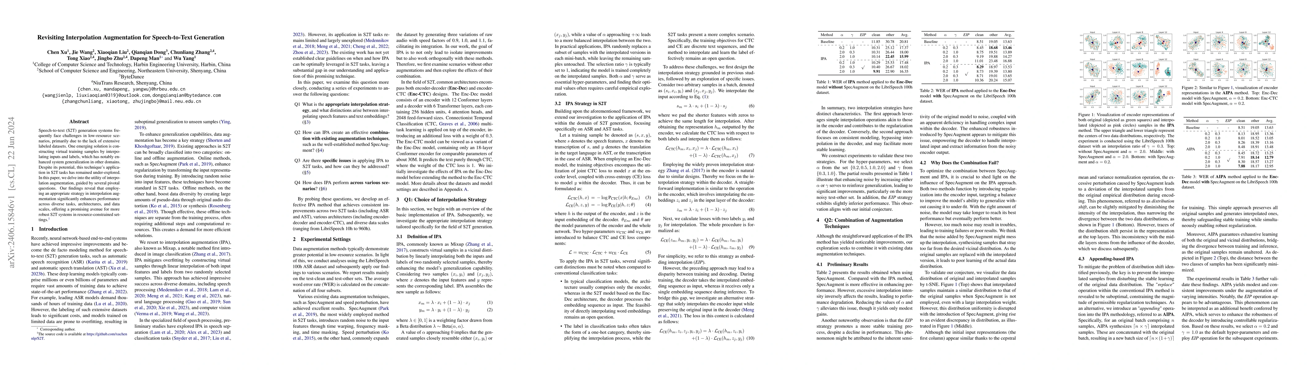 Thumbnail for Revisiting Interpolation Augmentation for Speech-to-Text Generation