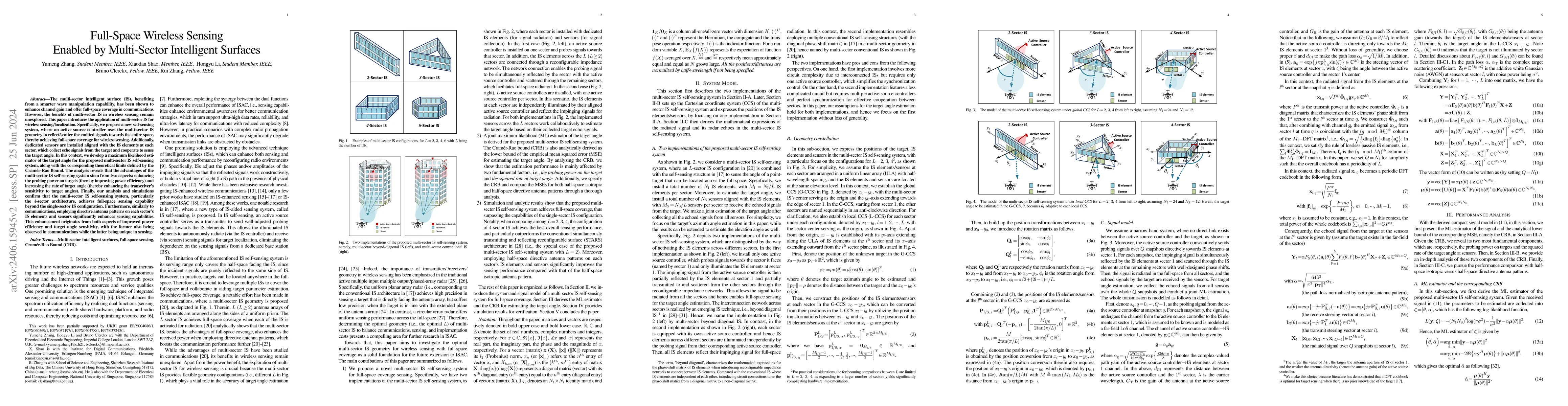 Thumbnail for Full-Space Wireless Sensing Enabled by Multi-Sector Intelligent Surfaces