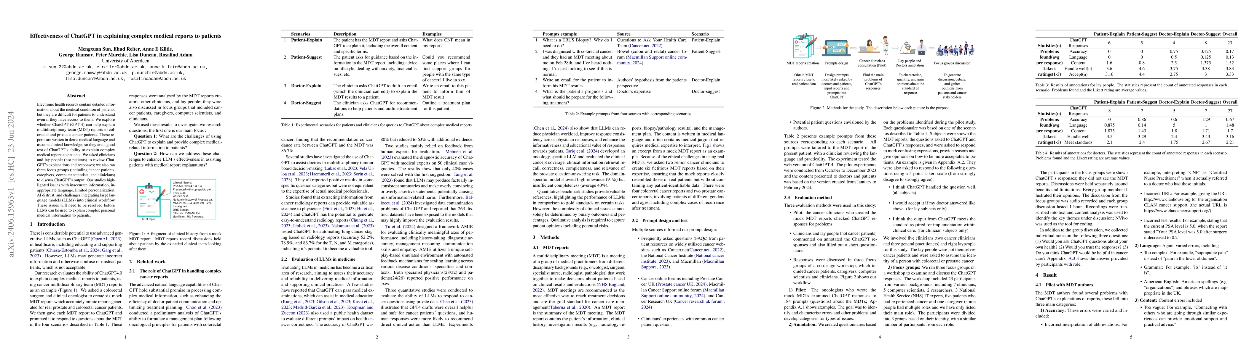 Thumbnail for Effectiveness of ChatGPT in explaining complex medical reports to
  patients