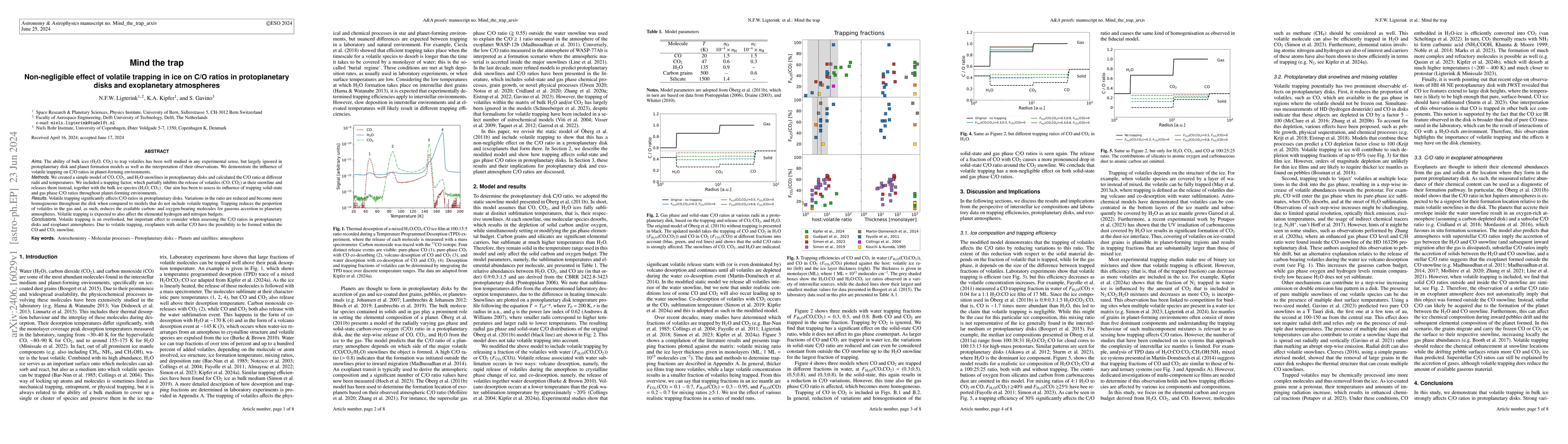 Thumbnail for Mind the Trap: Non-negligible effect of volatile trapping in ice on C/O
  ratios in protoplanetary disks and exoplanetary atmospheres