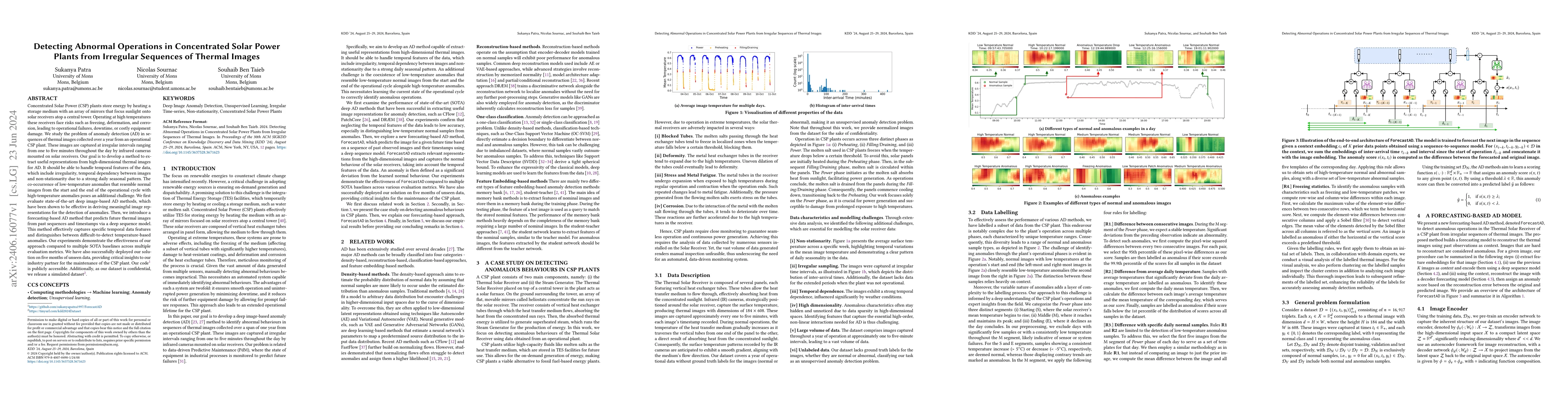 Thumbnail for Detecting Abnormal Operations in Concentrated Solar Power Plants from
  Irregular Sequences of Thermal Images