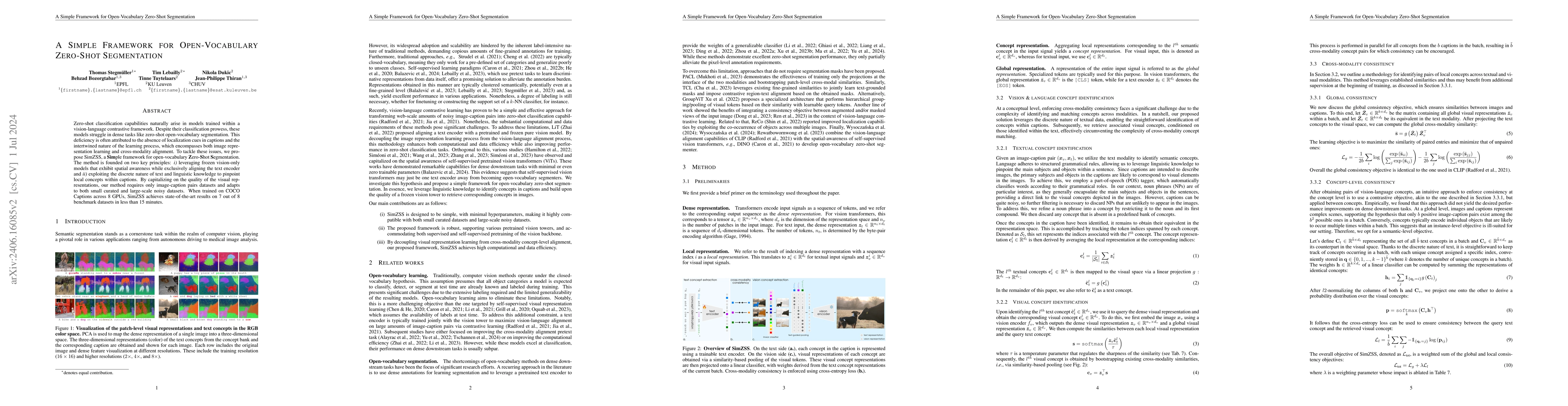 Thumbnail for A Simple Framework for Open-Vocabulary Zero-Shot Segmentation