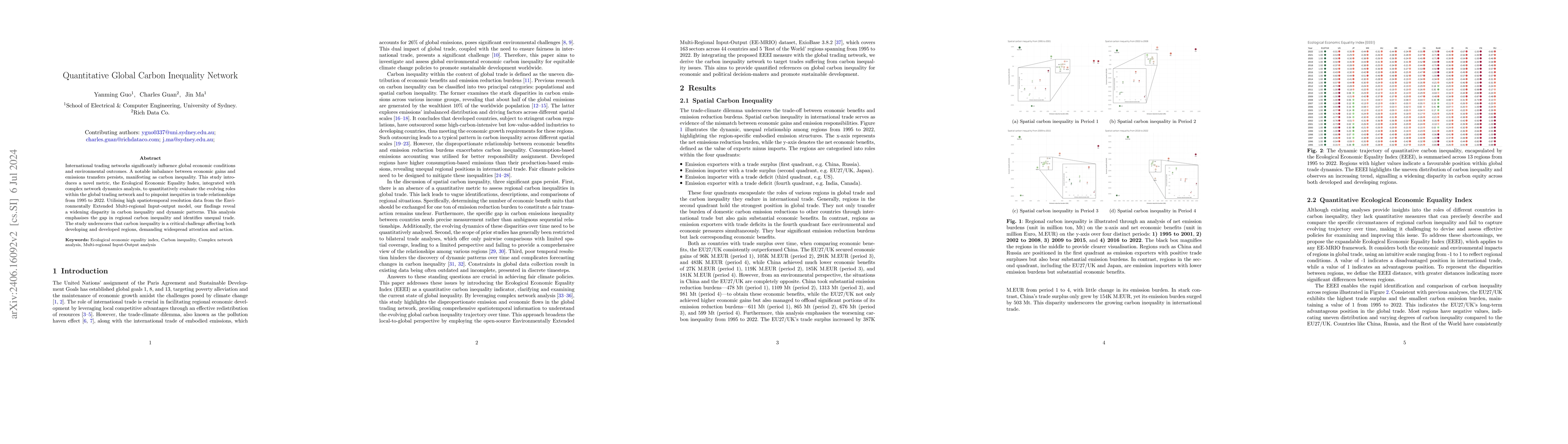 Thumbnail for Quantitative Global Carbon Inequality Network