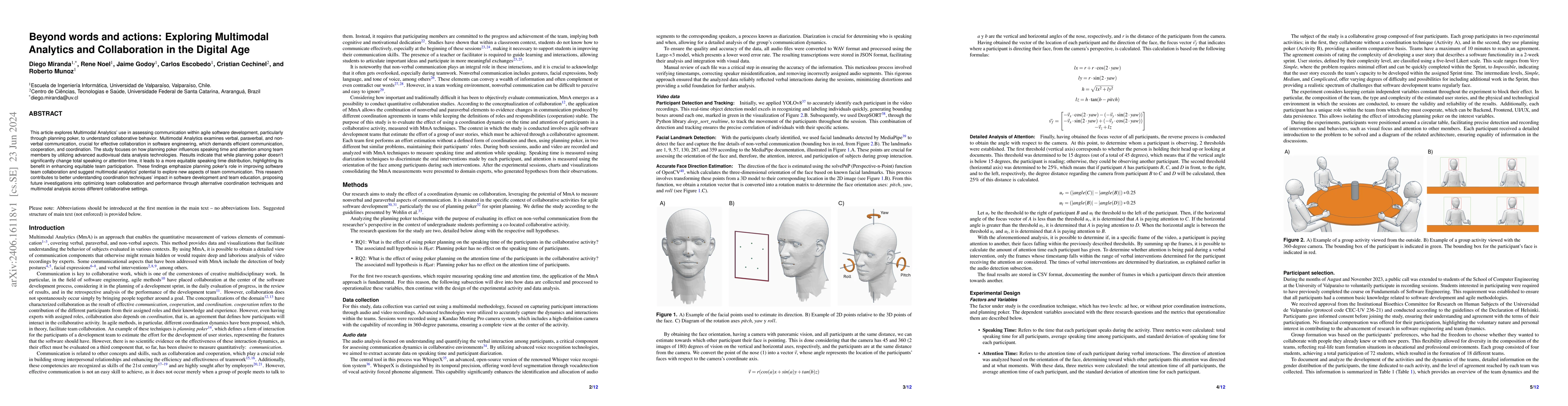 Thumbnail for Beyond words and actions: Exploring Multimodal Analytics and
  Collaboration in the Digital Age