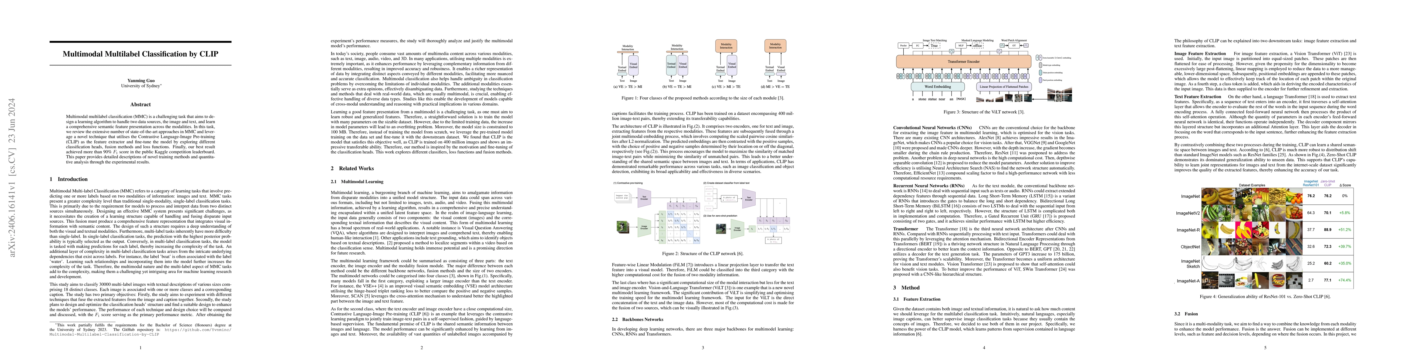 Thumbnail for Multimodal Multilabel Classification by CLIP