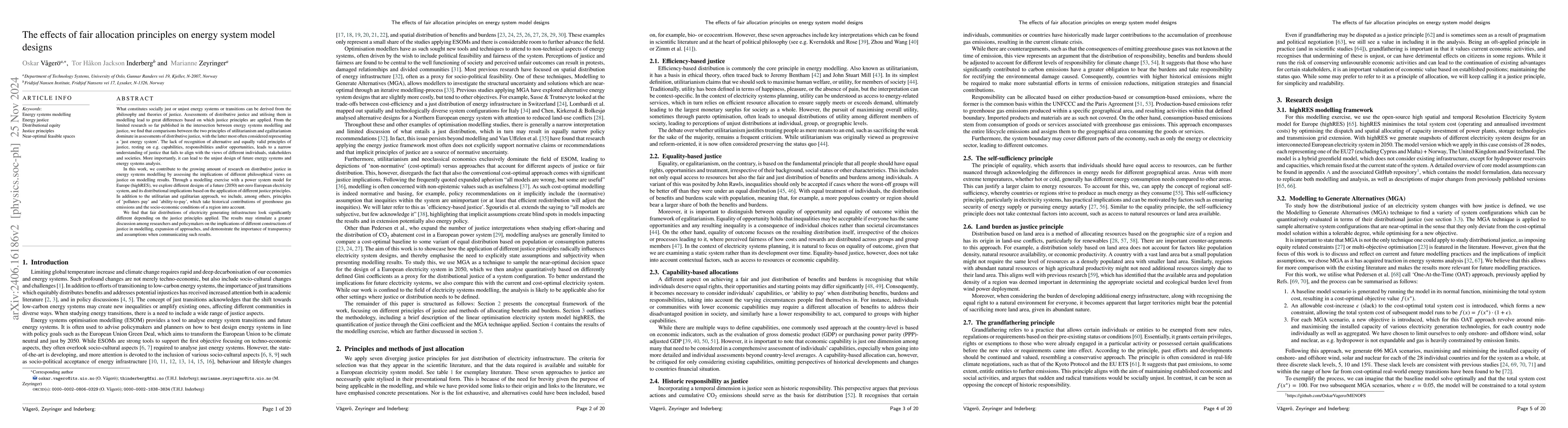 Thumbnail for Philosophical views of justice and their implications in energy systems
  modelling