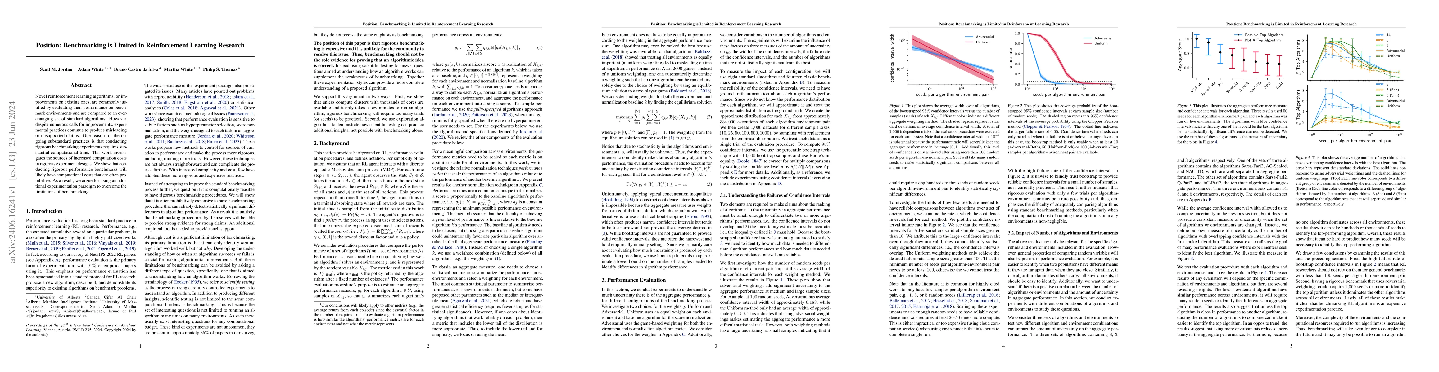 Thumbnail for Position: Benchmarking is Limited in Reinforcement Learning Research