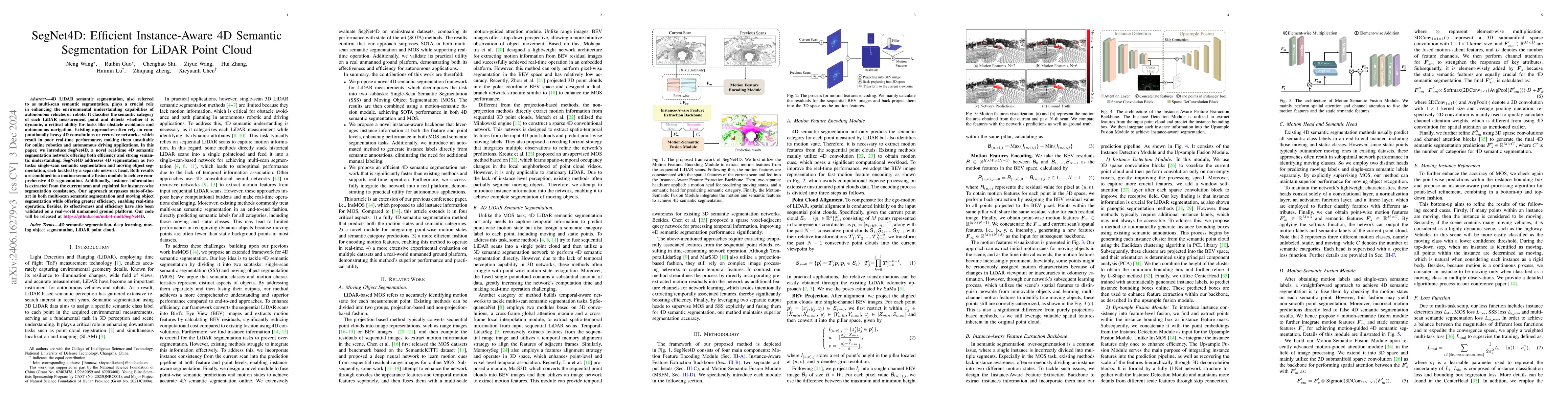 Thumbnail for SegNet4D: Effective and Efficient 4D LiDAR Semantic Segmentation in
  Autonomous Driving Environments