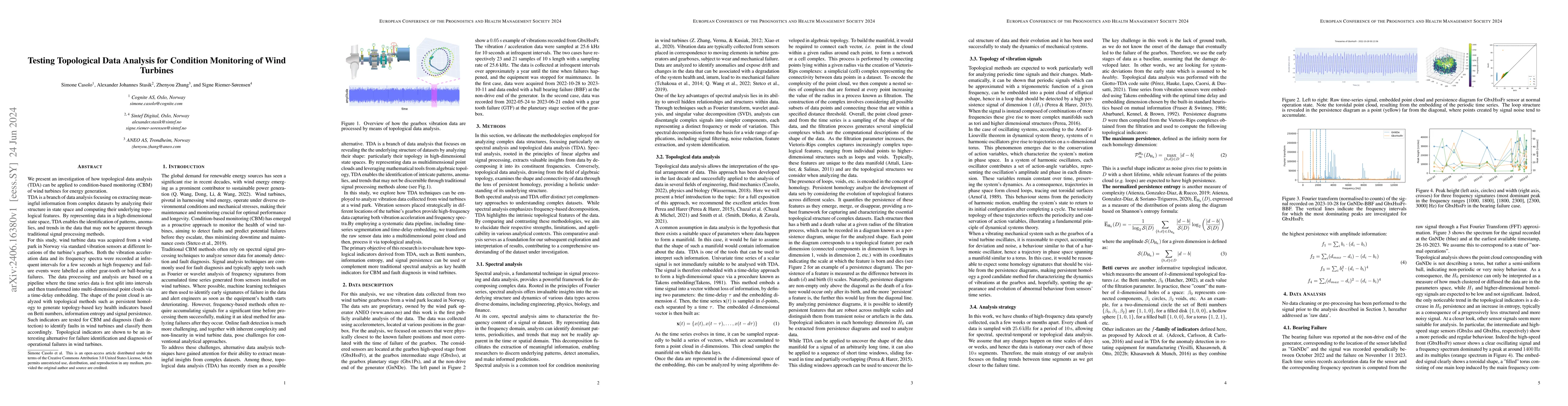 Thumbnail for Testing Topological Data Analysis for Condition Monitoring of Wind
  Turbines