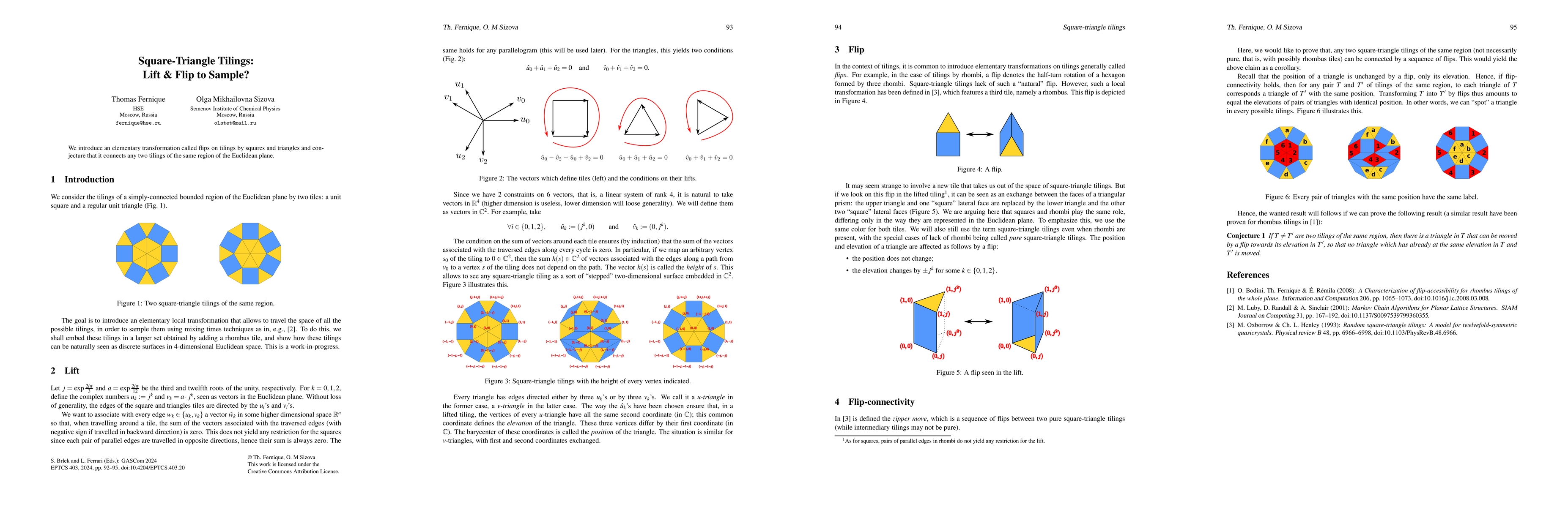 Thumbnail for Square-Triangle Tilings: Lift & Flip to Sample?