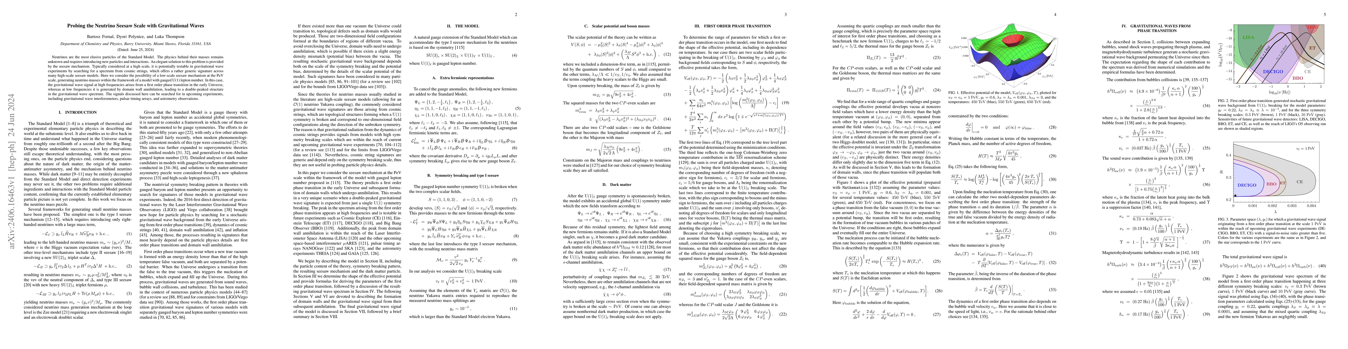 Thumbnail for Probing the Neutrino Seesaw Scale with Gravitational Waves