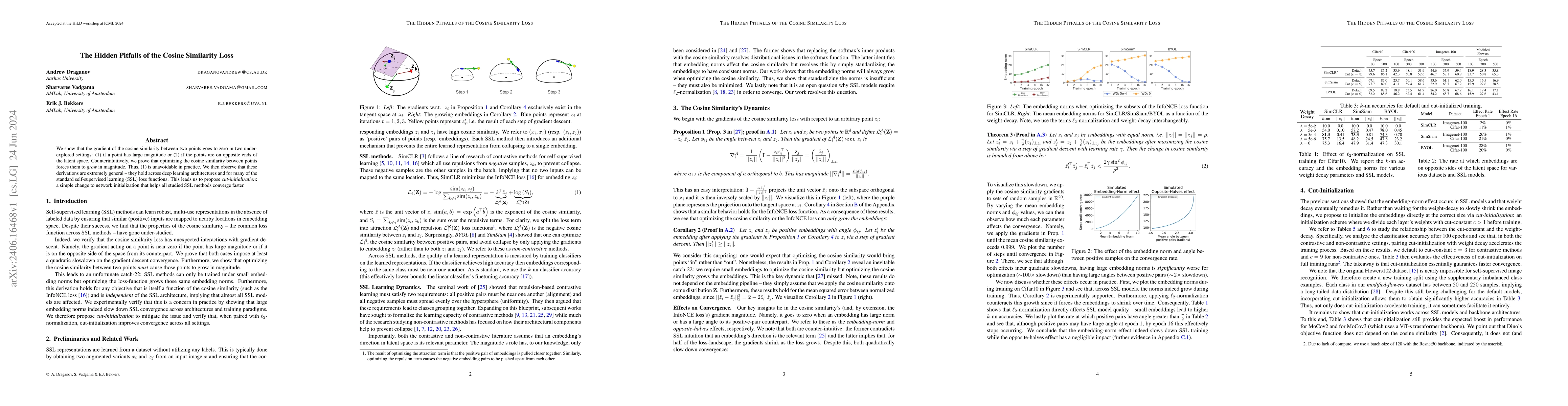 Thumbnail for The Hidden Pitfalls of the Cosine Similarity Loss