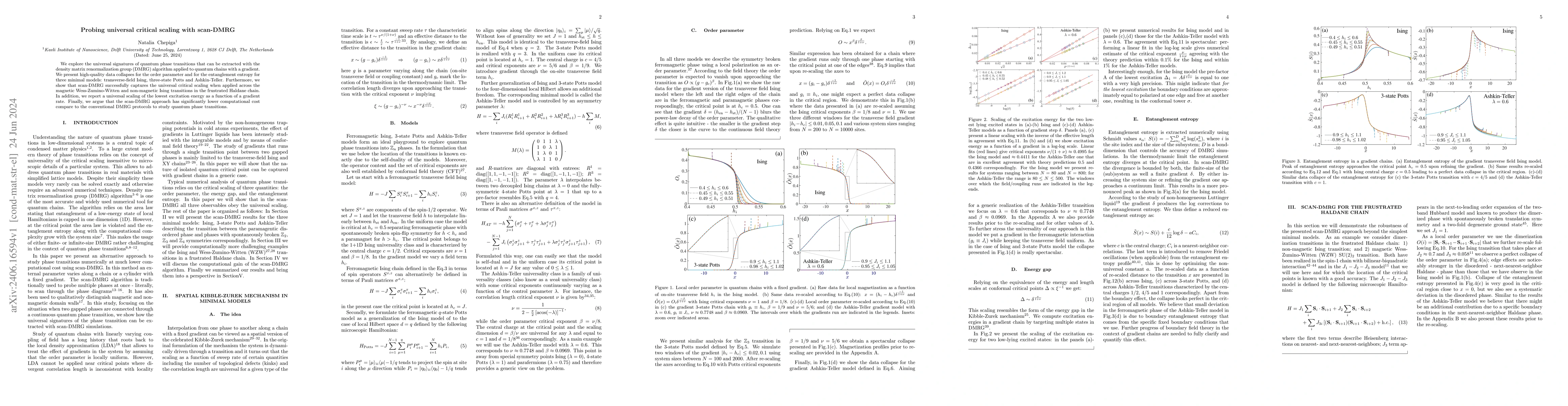 Thumbnail for Probing universal critical scaling with scan-DMRG