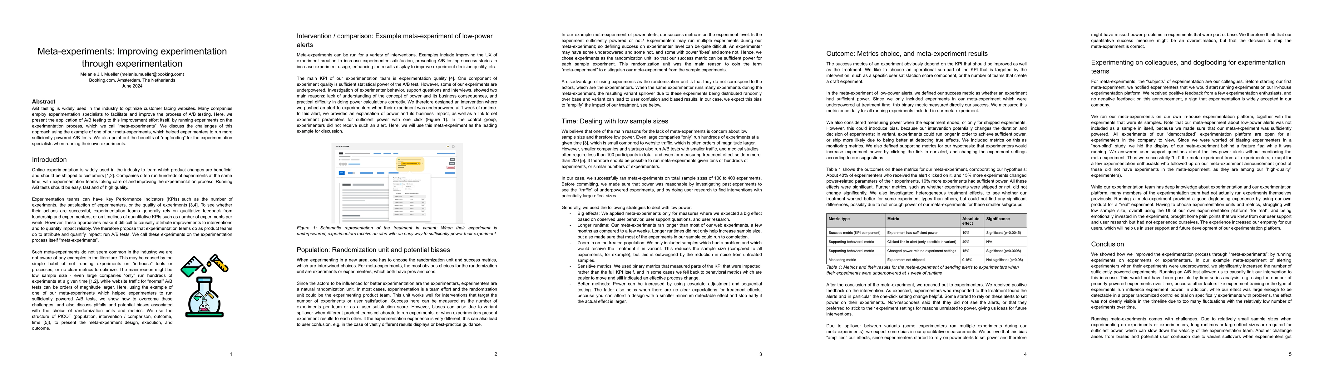 Thumbnail for Meta-experiments: Improving experimentation through experimentation