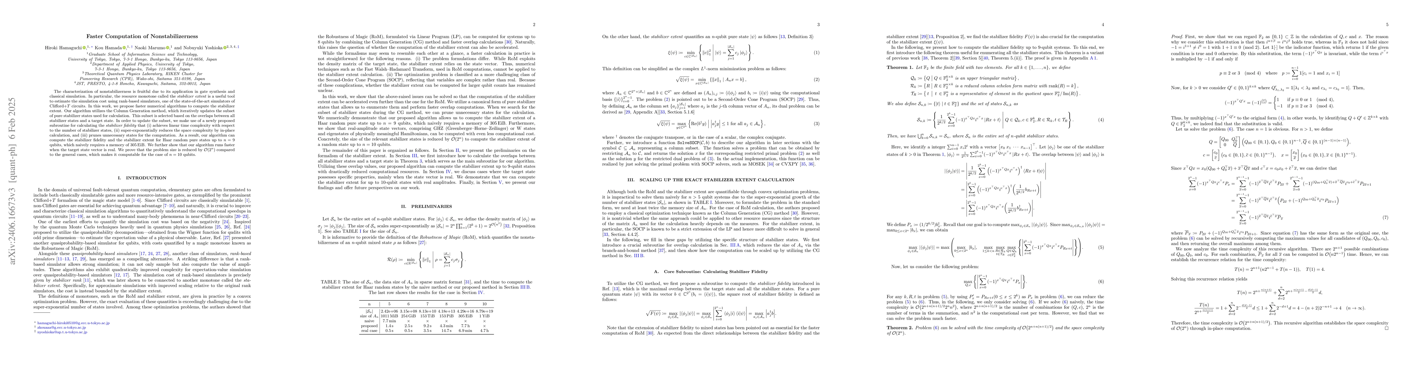 Thumbnail for Faster Computation of Stabilizer Extent