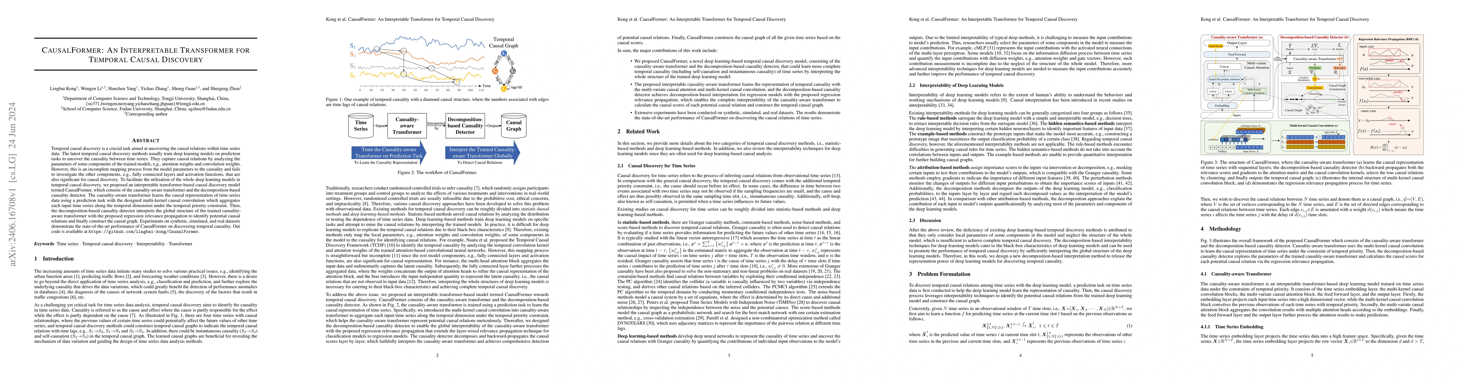 Thumbnail for CausalFormer: An Interpretable Transformer for Temporal Causal Discovery