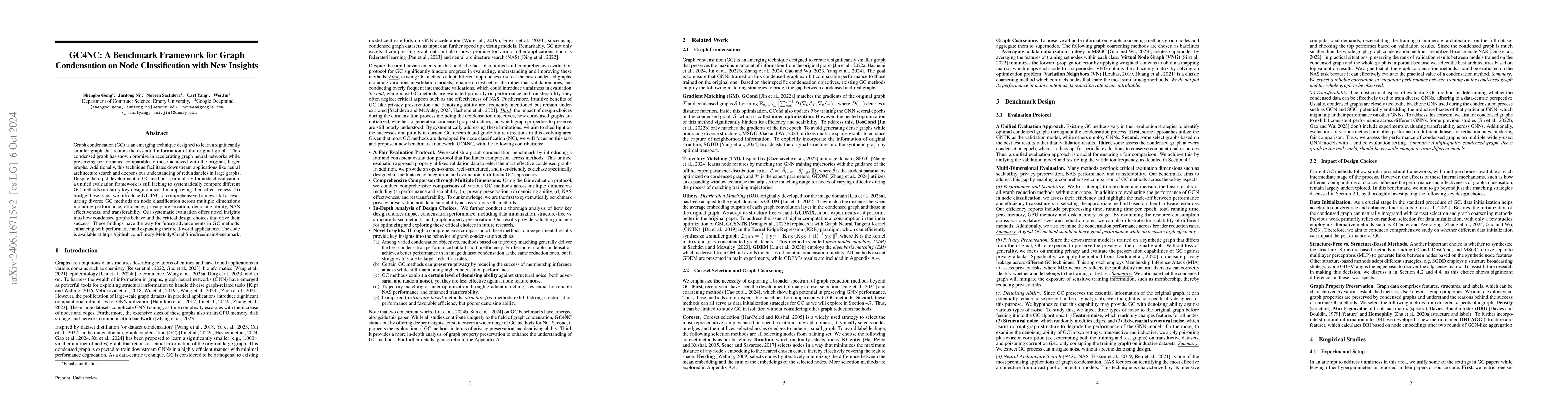 Thumbnail for GC-Bench: A Benchmark Framework for Graph Condensation with New Insights
