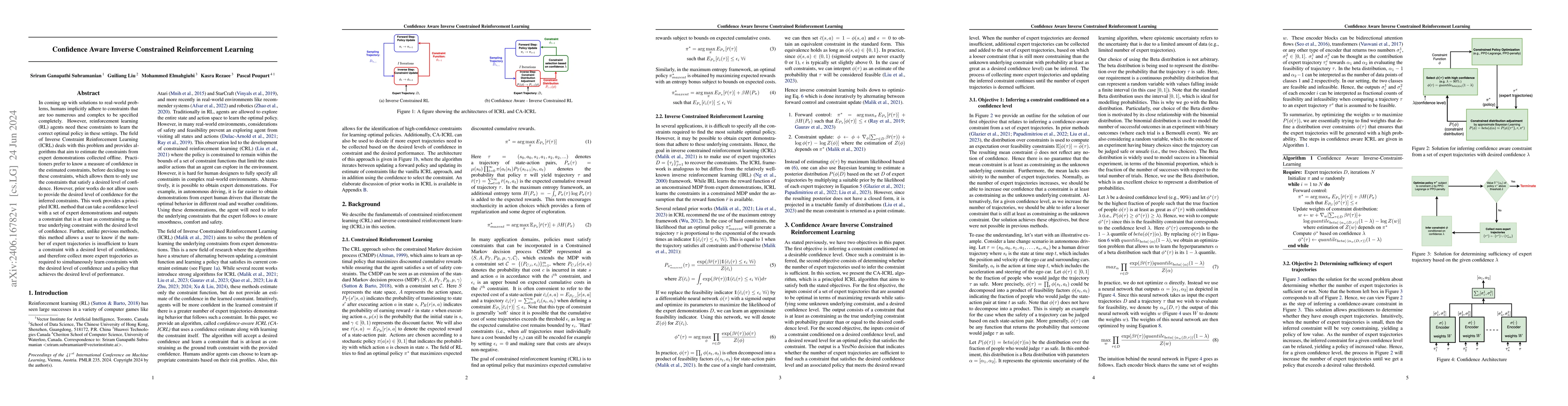 Thumbnail for Confidence Aware Inverse Constrained Reinforcement Learning