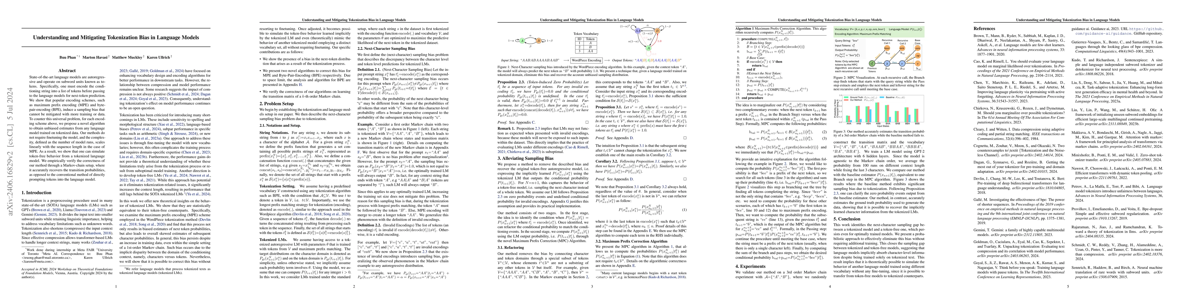 Thumbnail for Understanding and Mitigating Tokenization Bias in Language Models