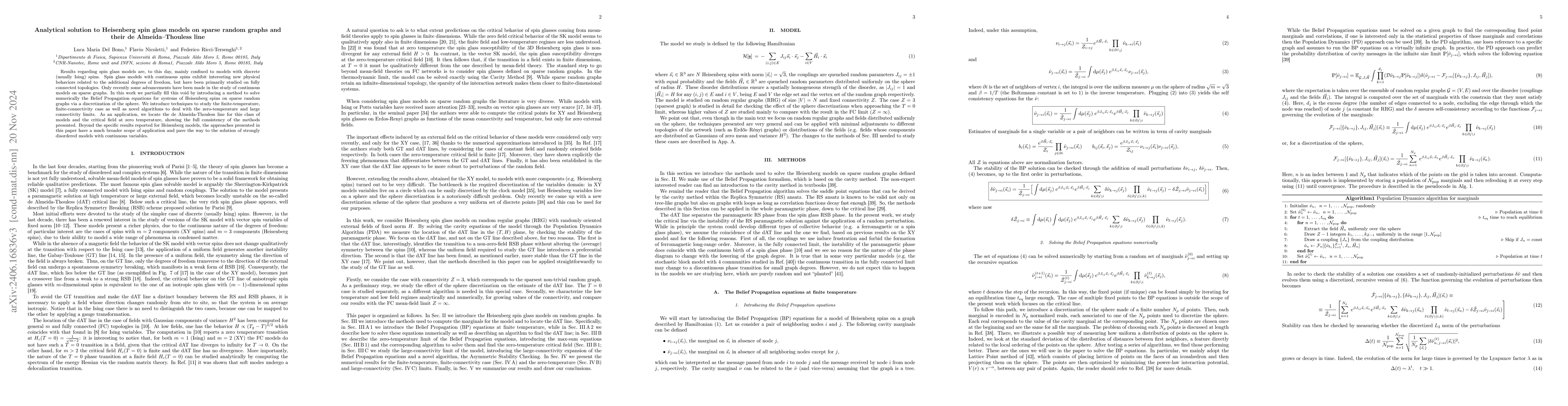 Thumbnail for How to compute efficiently the analytical solution to Heisenberg spin
  glass models on sparse random graphs and their de Almeida-Thouless line