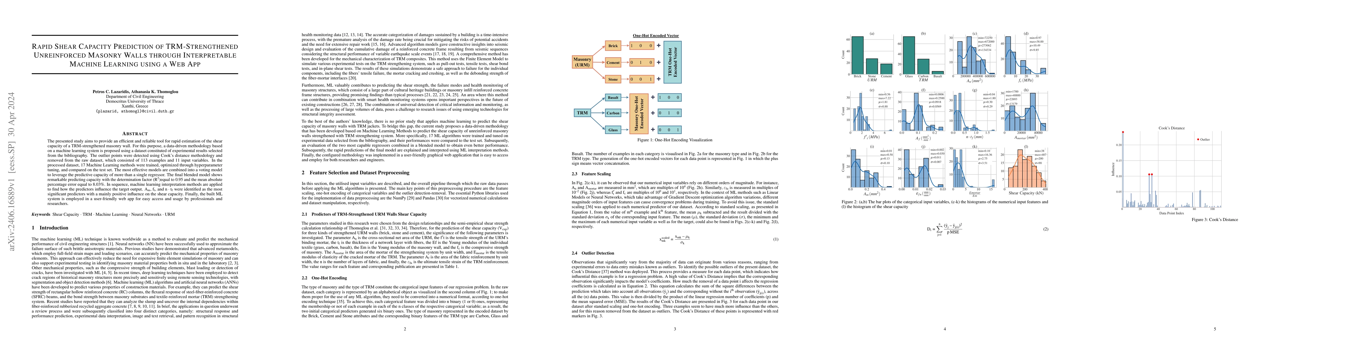 Thumbnail for Rapid Shear Capacity Prediction of TRM-Strengthened Unreinforced Masonry
  Walls through Interpretable Machine Learning using a Web App