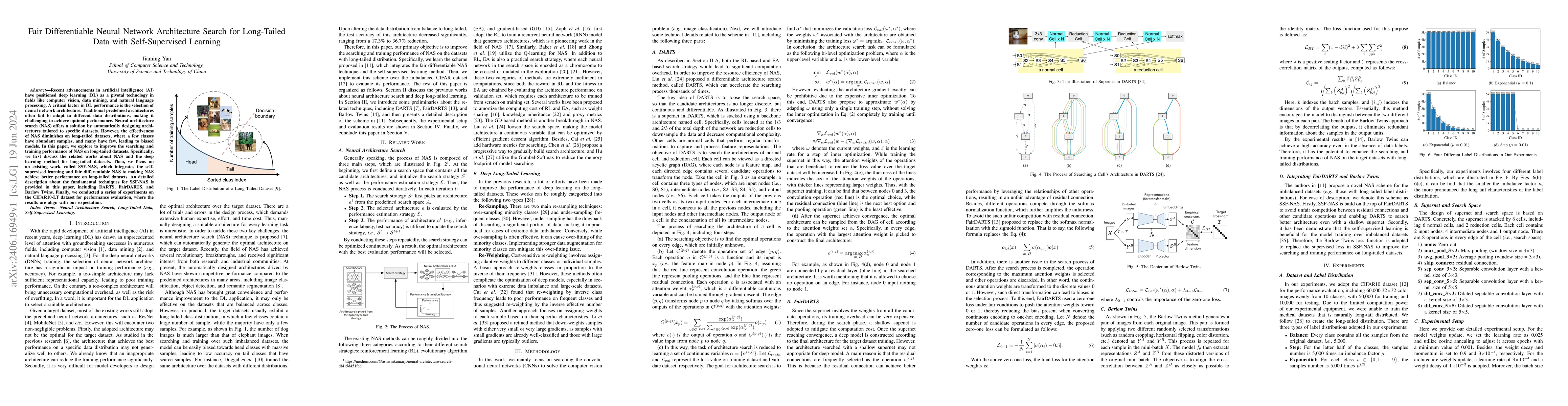 Thumbnail for Fair Differentiable Neural Network Architecture Search for Long-Tailed
  Data with Self-Supervised Learning