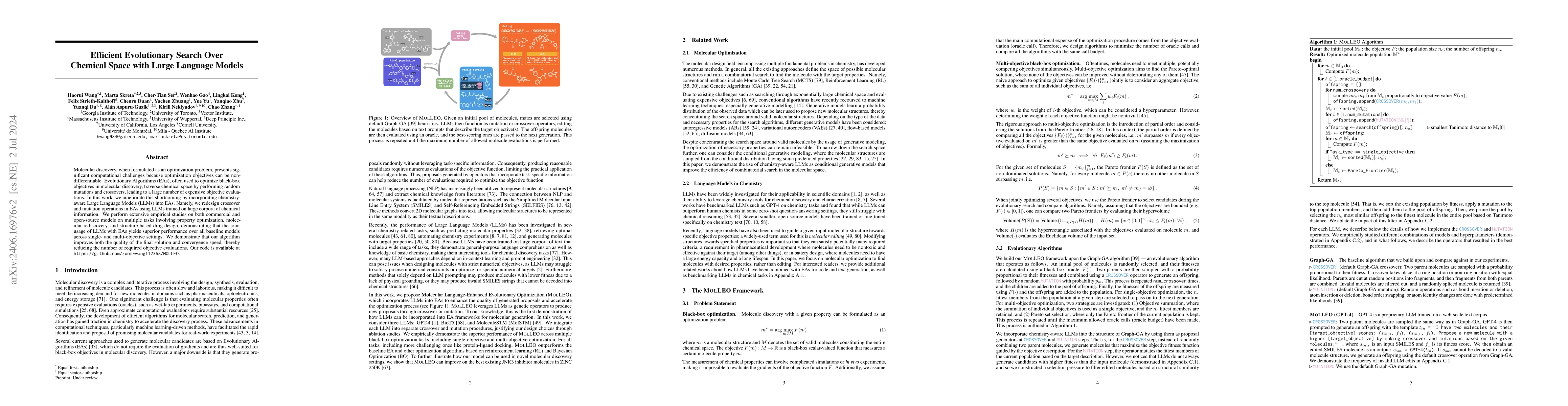 Thumbnail for Efficient Evolutionary Search Over Chemical Space with Large Language
  Models