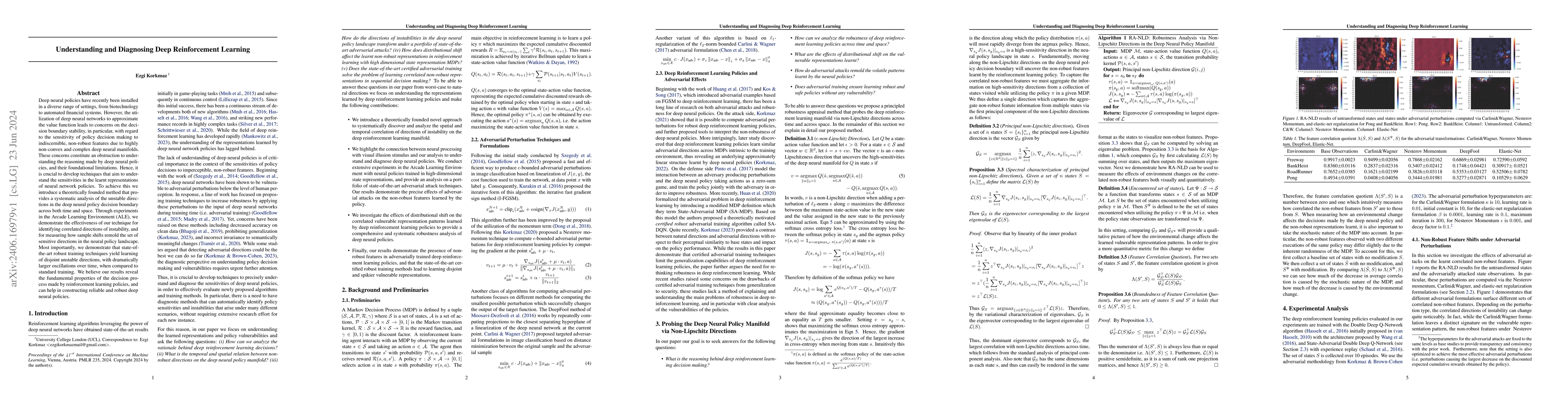 Thumbnail for Understanding and Diagnosing Deep Reinforcement Learning