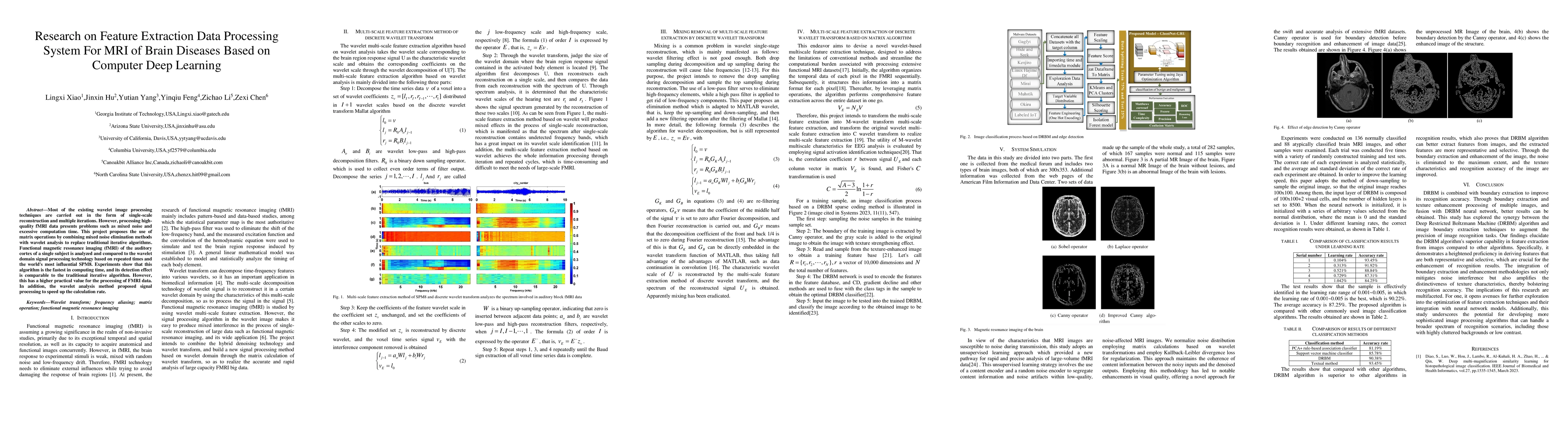 Thumbnail for Research on Feature Extraction Data Processing System For MRI of Brain
  Diseases Based on Computer Deep Learning