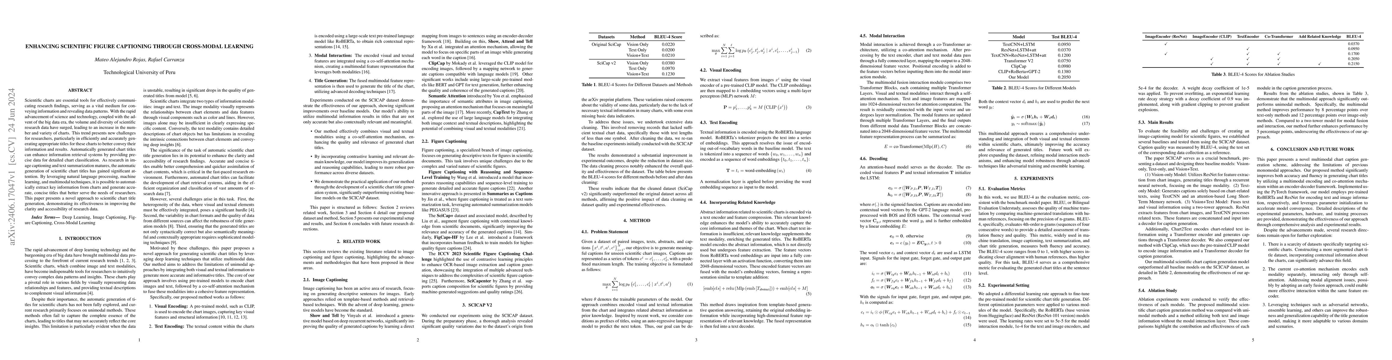 Thumbnail for Enhancing Scientific Figure Captioning Through Cross-modal Learning
