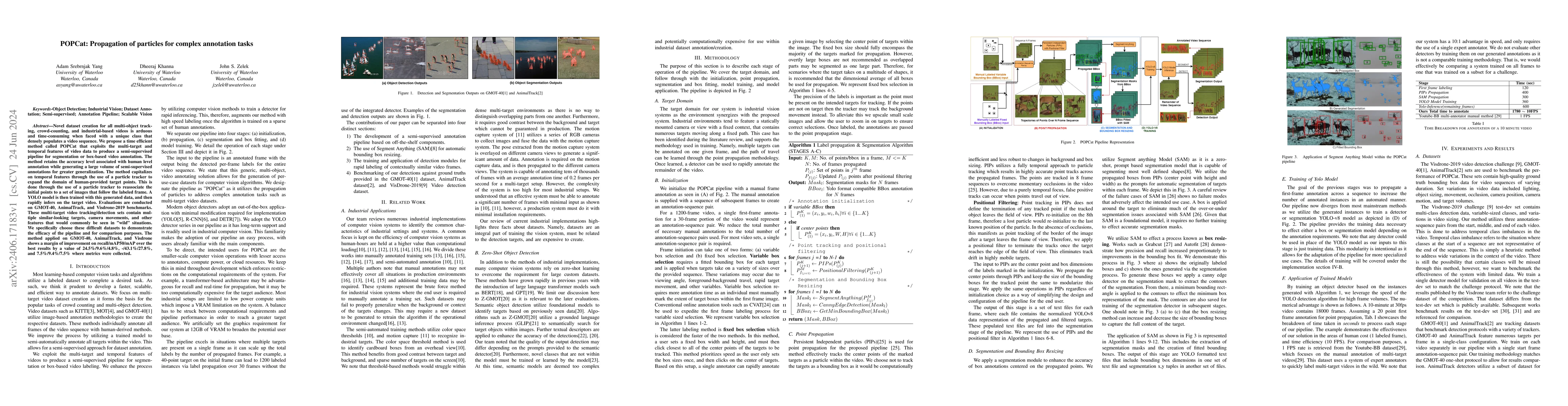 Thumbnail for POPCat: Propagation of particles for complex annotation tasks