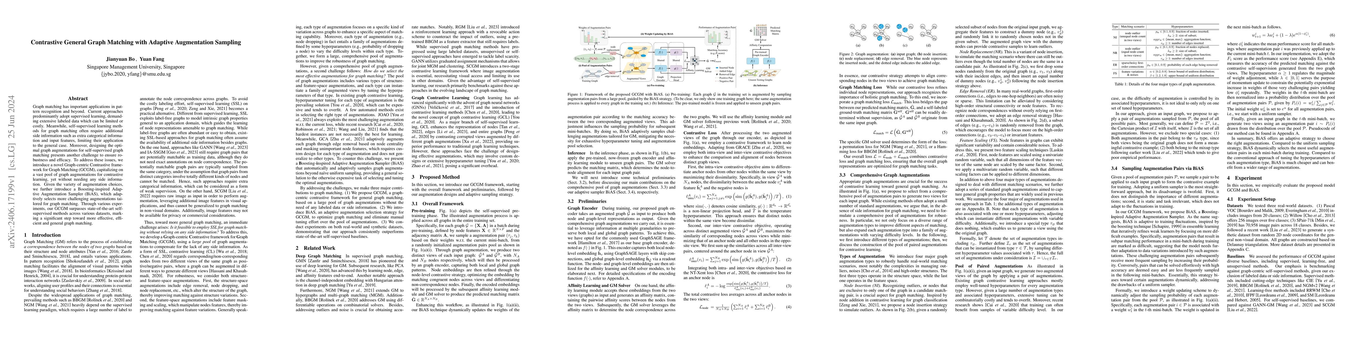 Thumbnail for Contrastive General Graph Matching with Adaptive Augmentation Sampling