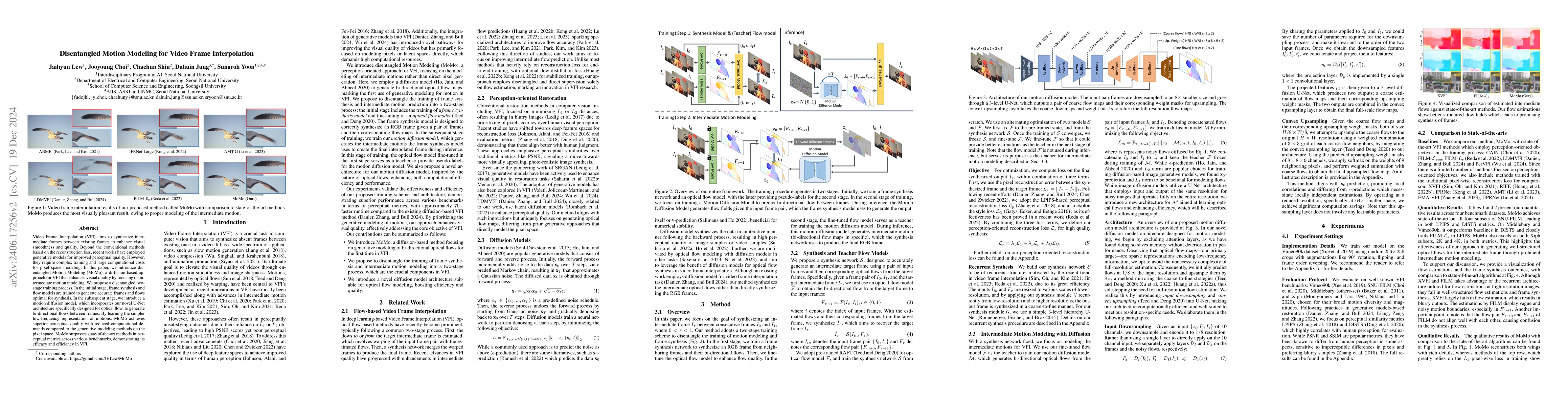 Thumbnail for Disentangled Motion Modeling for Video Frame Interpolation
