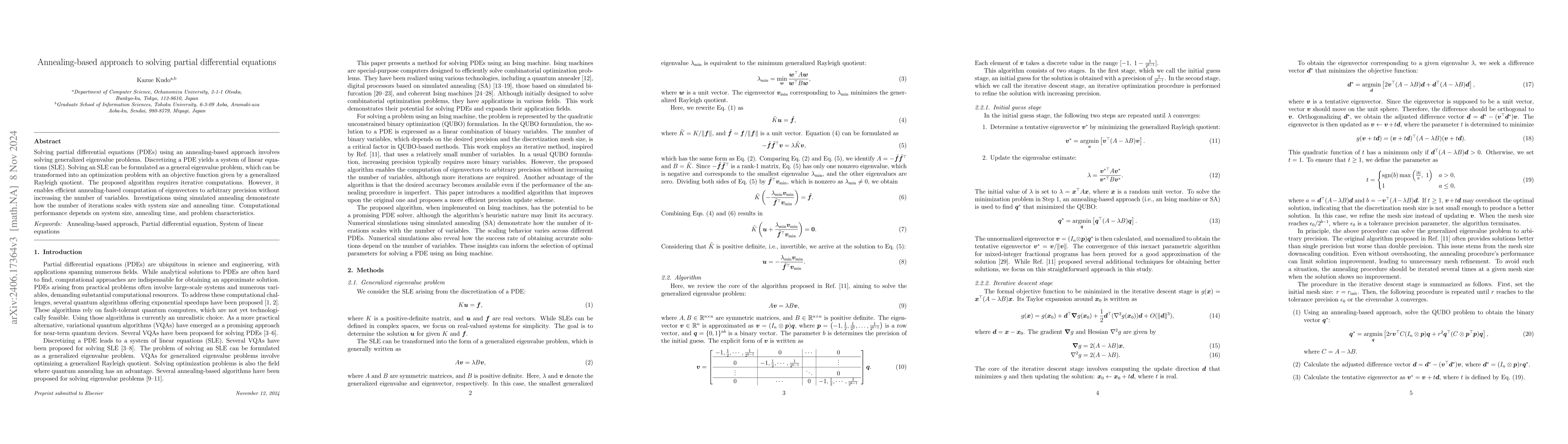Thumbnail for Annealing-based approach to solving partial differential equations