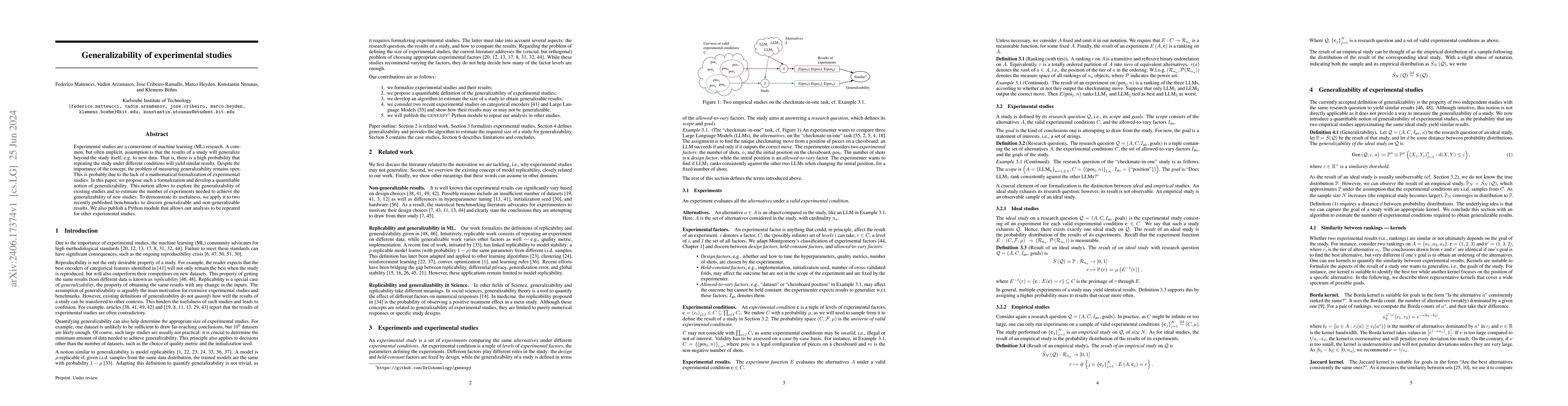 Thumbnail for Generalizability of experimental studies