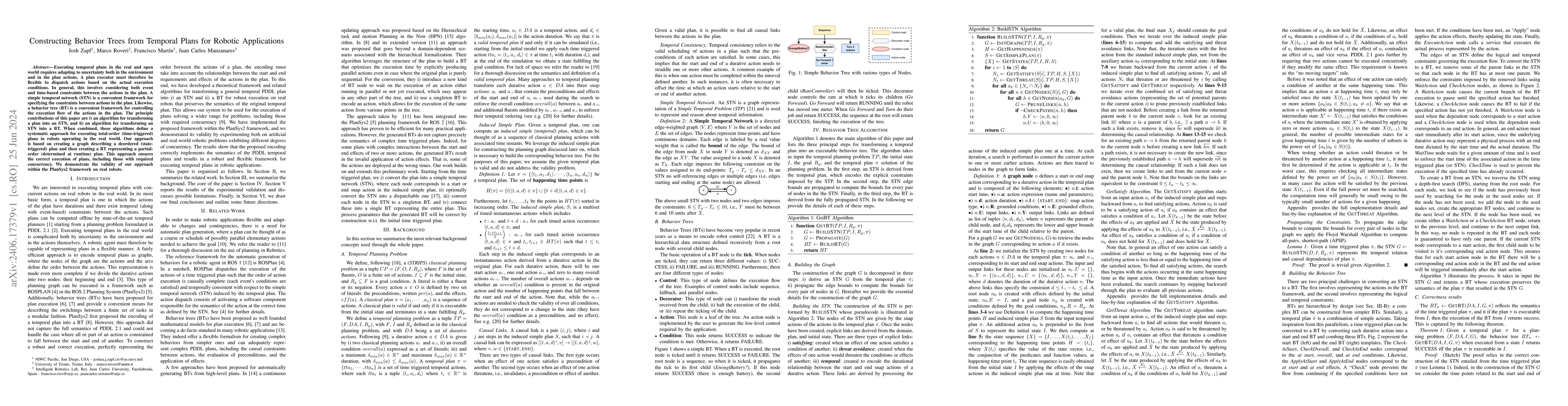 Thumbnail for Constructing Behavior Trees from Temporal Plans for Robotic Applications