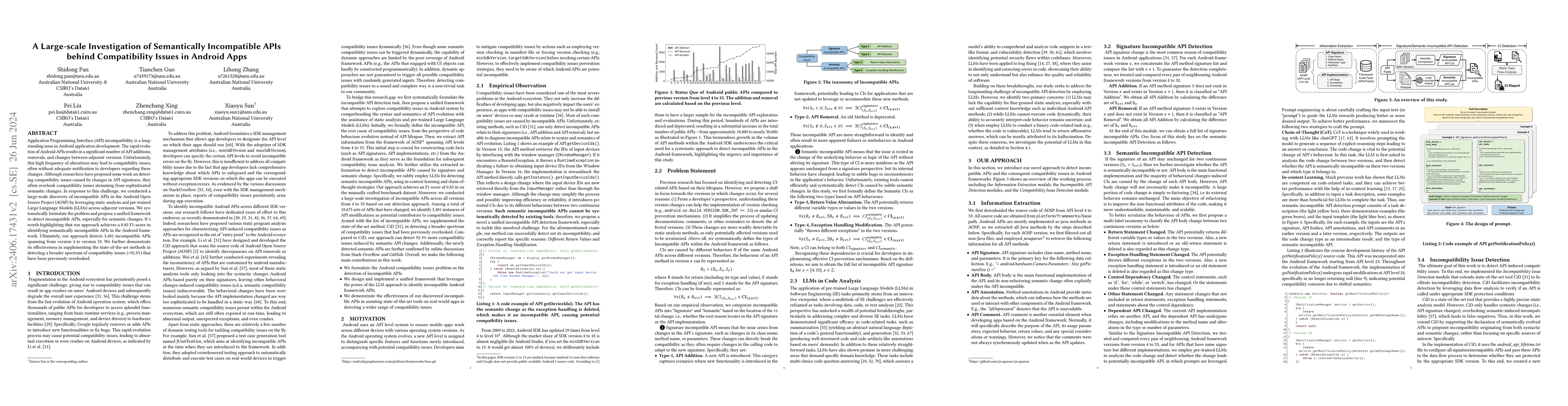 Thumbnail for A Large-scale Investigation of Semantically Incompatible APIs behind
  Compatibility Issues in Android Apps