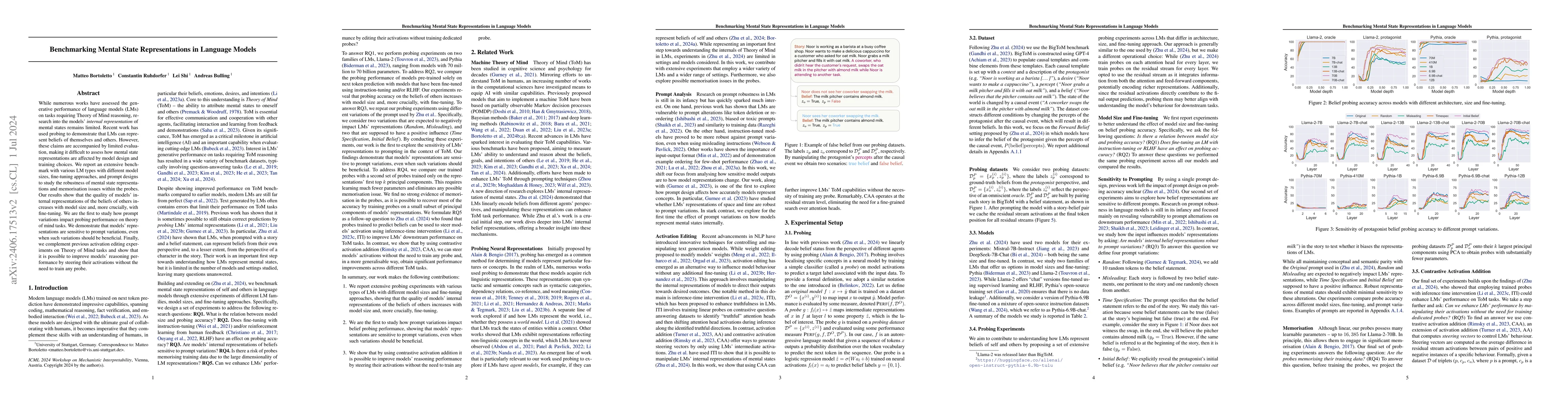Thumbnail for Benchmarking Mental State Representations in Language Models